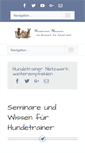 Mobile Screenshot of hundetrainer-netzwerk.com